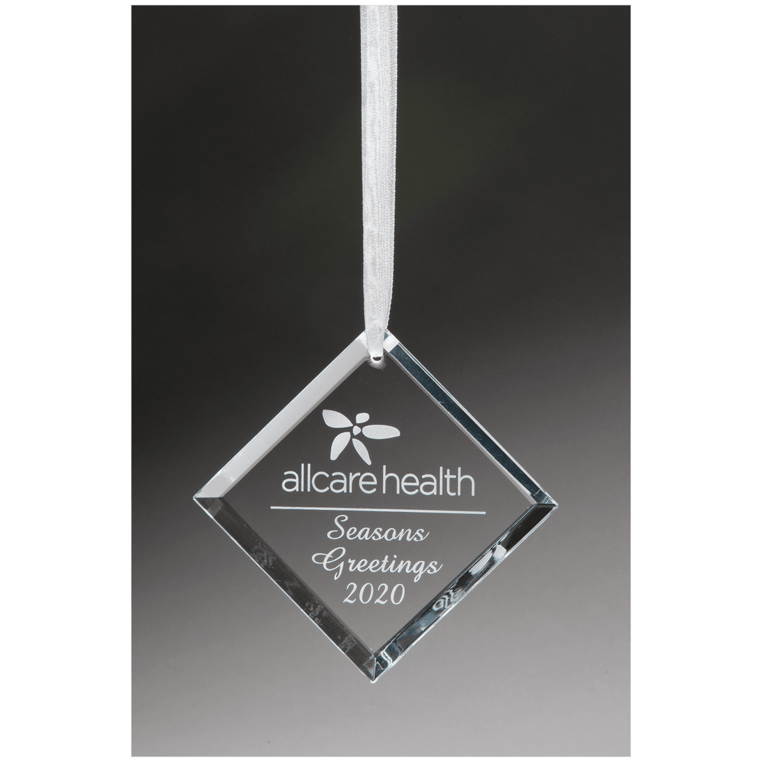 2 3/4" Crystal Diamond Ornament