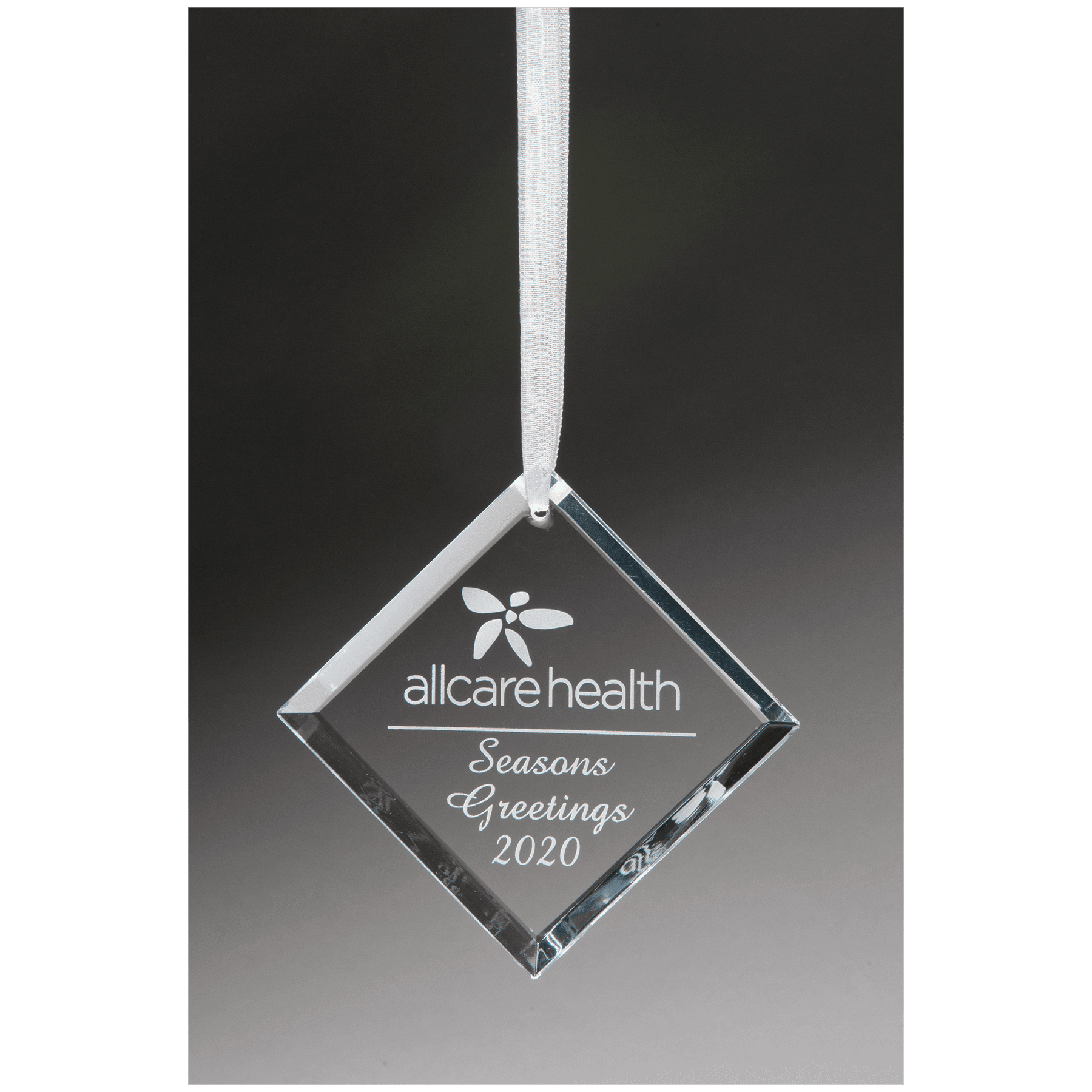 2 3/4" Crystal Diamond Ornament