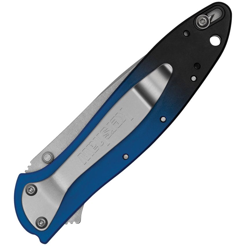 Leek Linerlock Blue Magna Cut