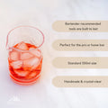 Diamond Cut bar Mixing Glass