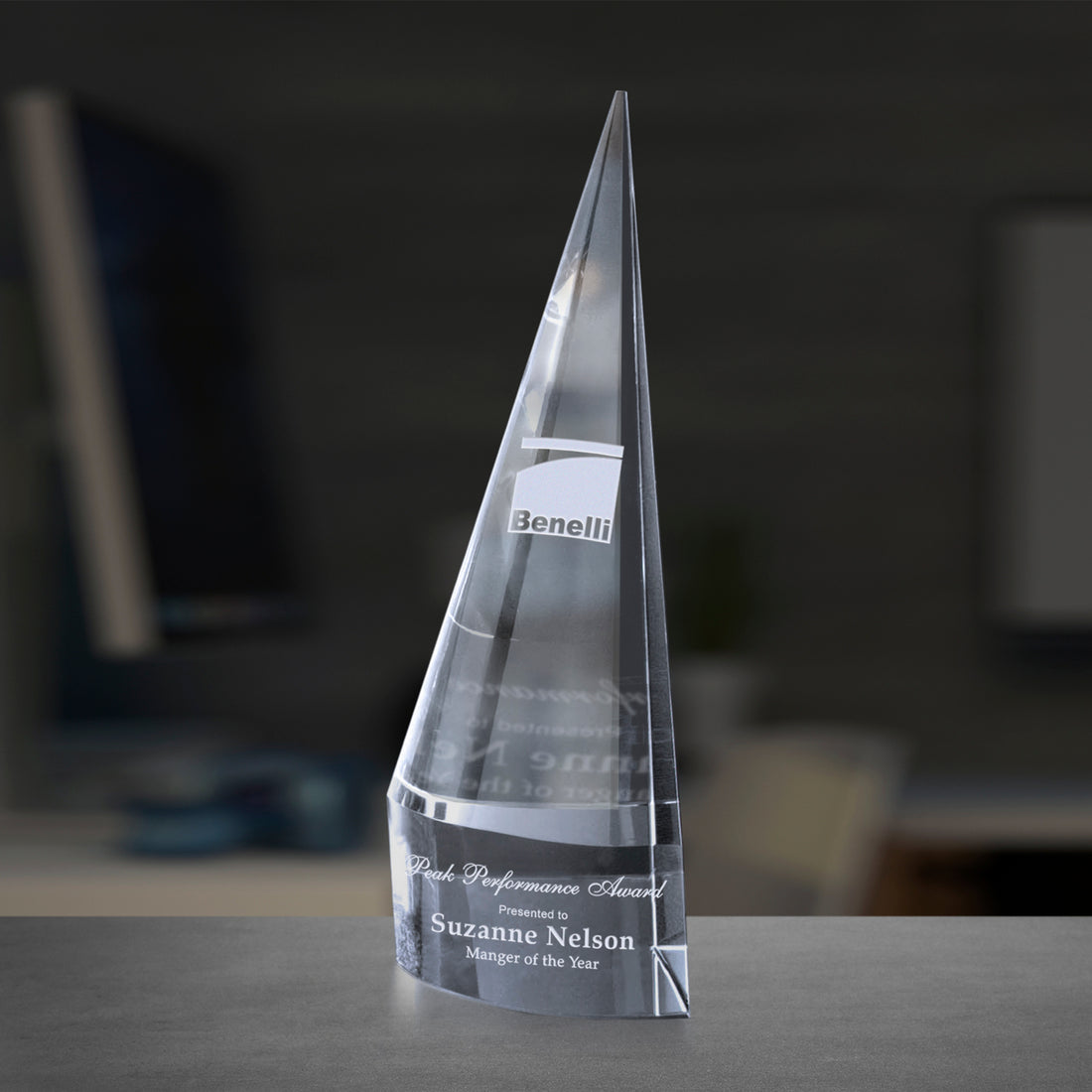 Kincaid Peak 9-1/2"; sample personalization shown