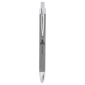Gray Laserable Leatherette Pen