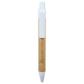 White Recycled Paper Pen with Trim