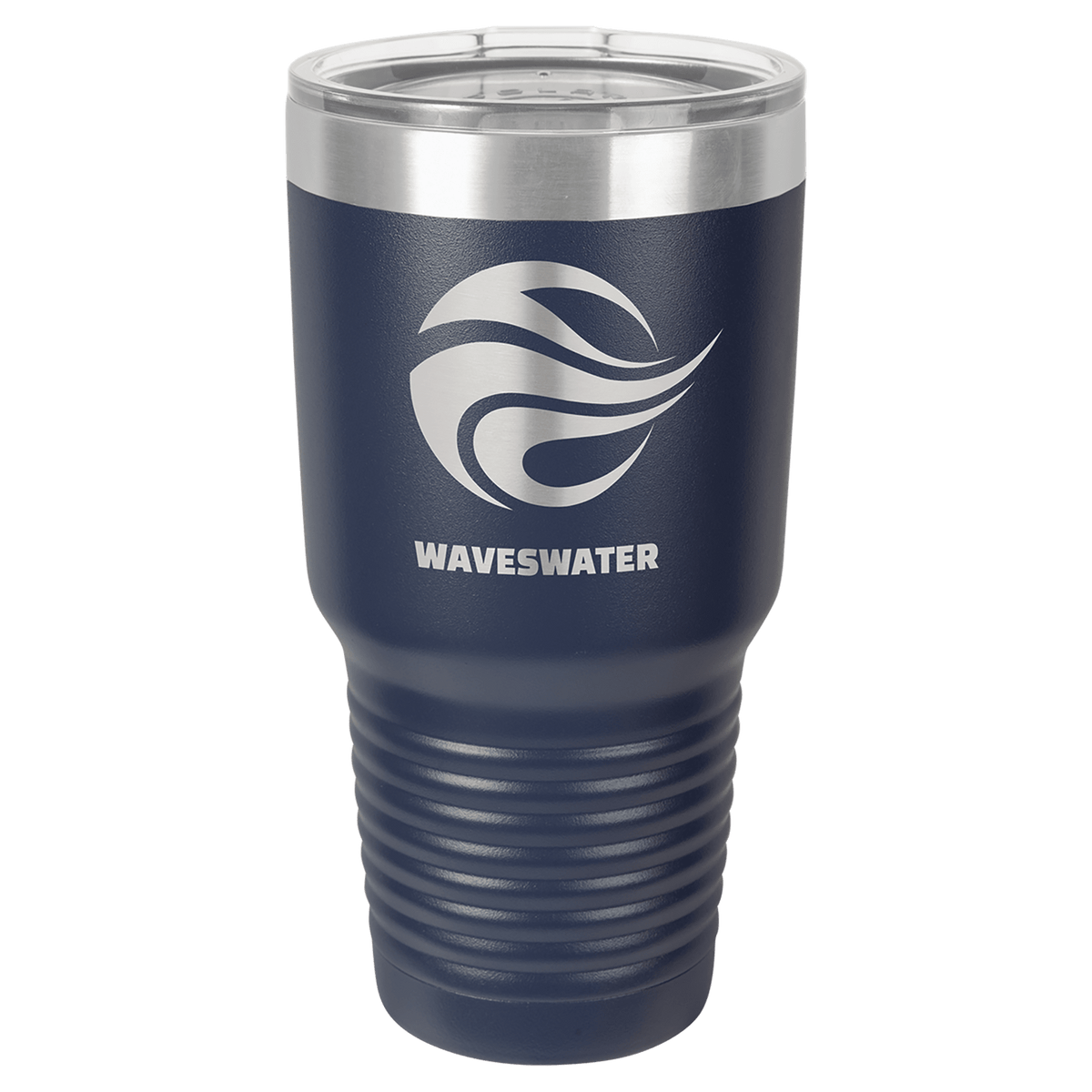 Polar Camel 30 oz. Navy Blue Ringneck Tumbler with Standard Lid