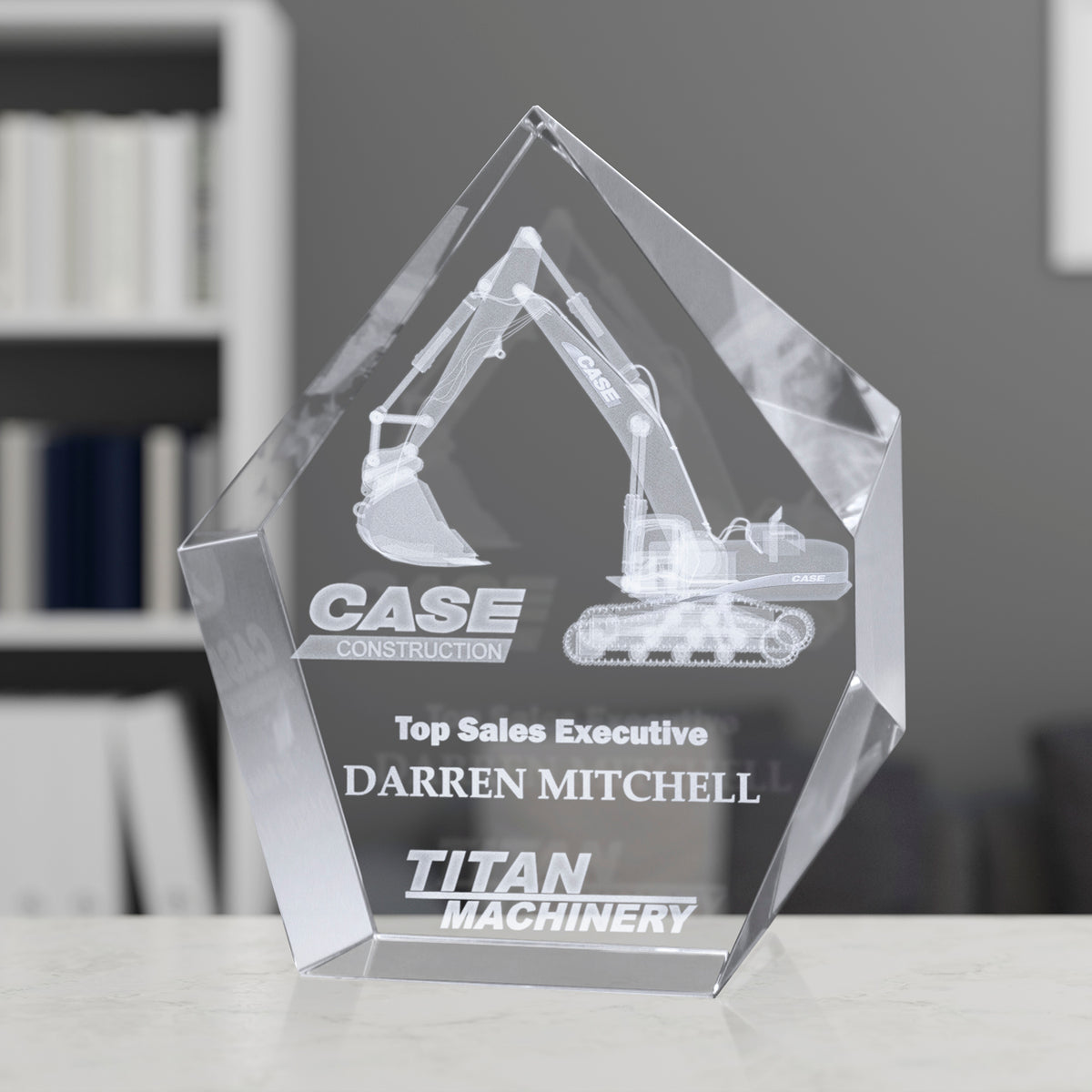 Larsmont Award 6-1/4"; sample personalization shown