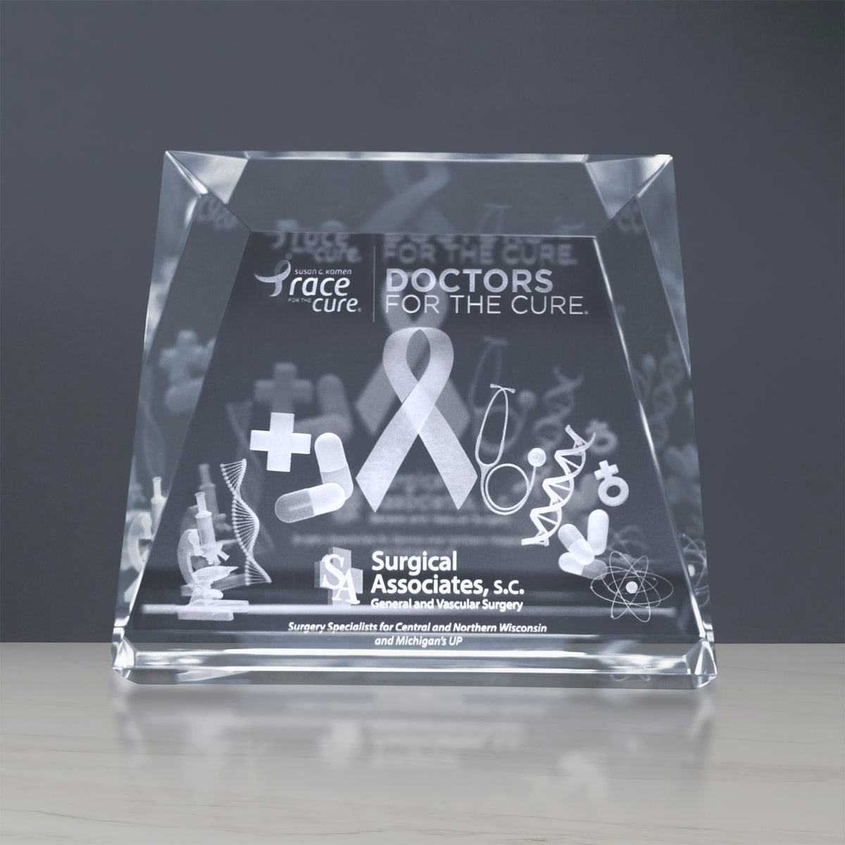 Lenier Award 5-1/2"; sample personalization shown