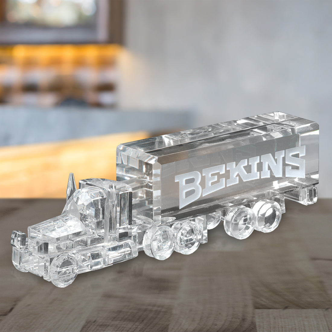 Long Haul Truck 5-1/8" W; sample personalization shown
