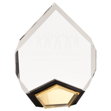 Gold 7" x 9" Marquis Acrylic