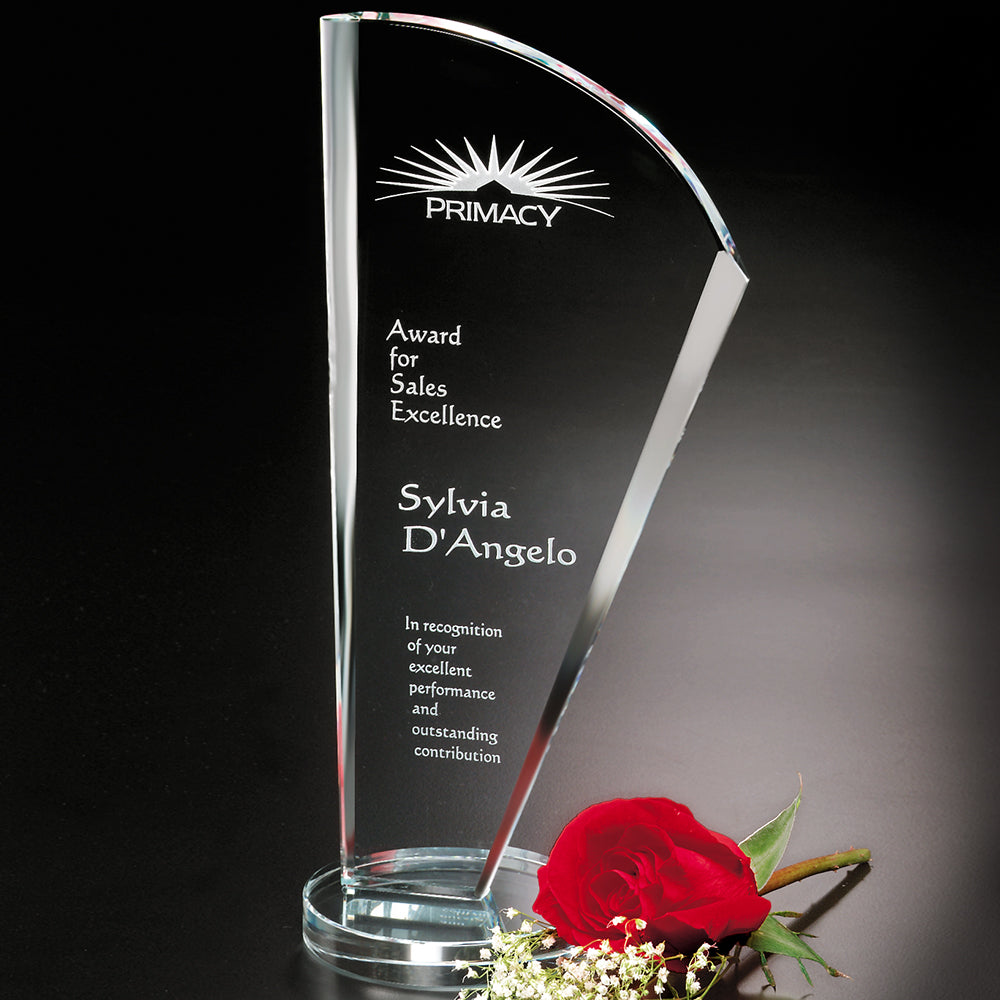 Merit Award 10-1/4"; sample personalization shown