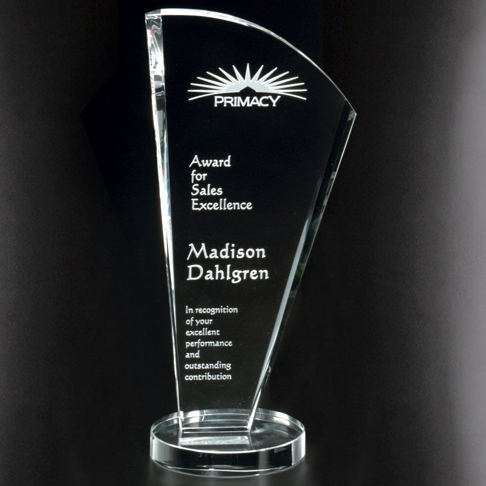 Merit Award 12"; sample personalization shown