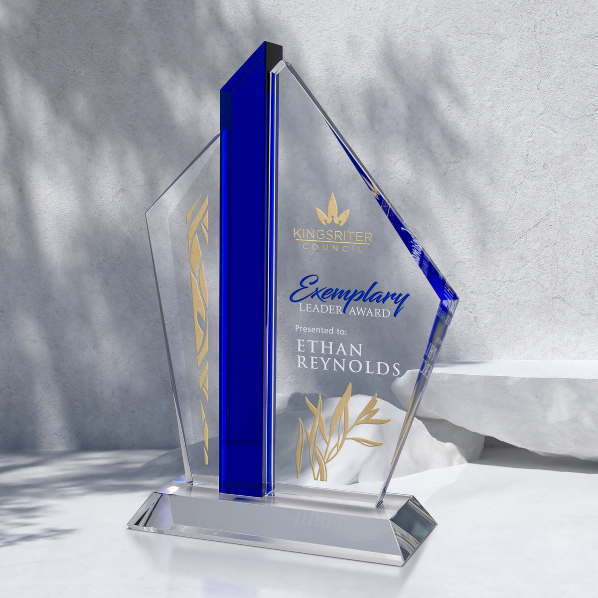 Miltona Award 12"; sample personalization shown