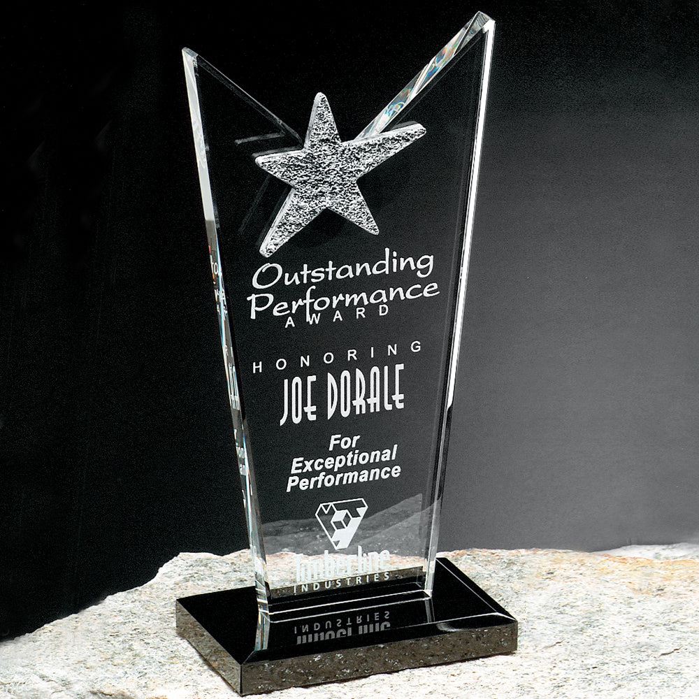 Mirage Award 10-1/2"; sample personalization shown
