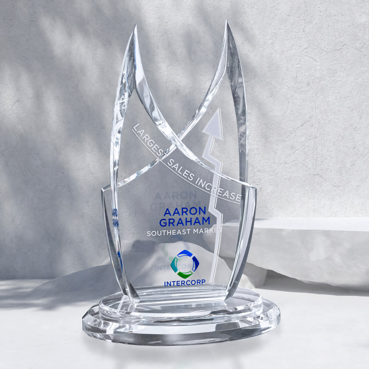 Montague Award 8-1/4"; sample personalization shown