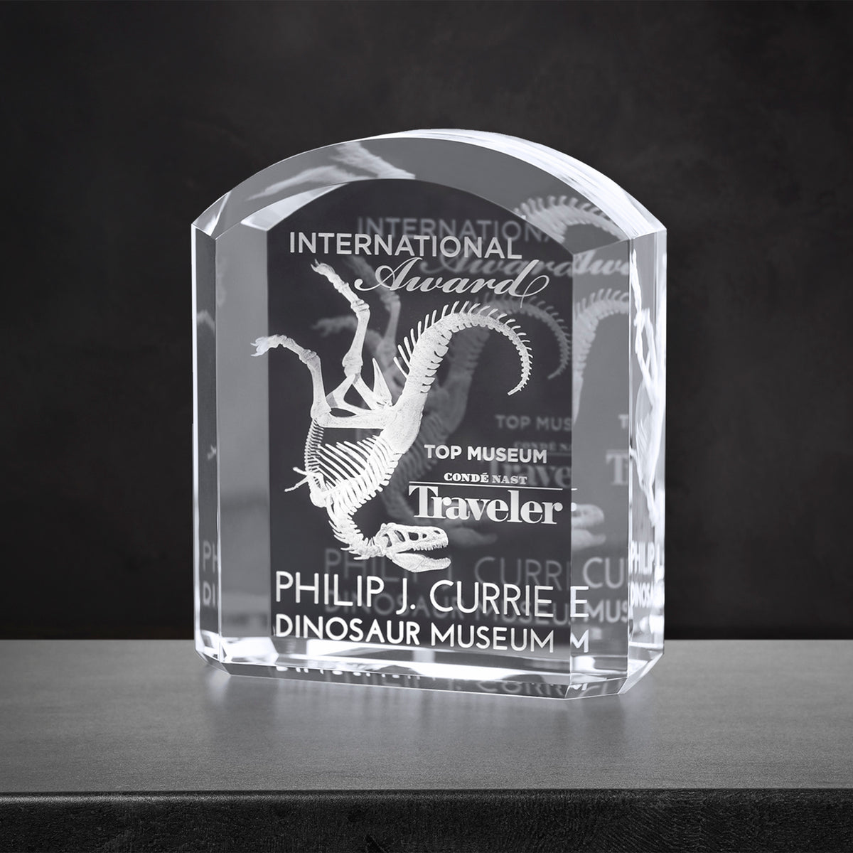Morton Award 5"; sample personalization shown