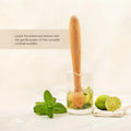 Natural Hardwood Extra Long Cocktail  12' Muddler