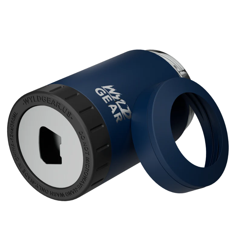 Underside of 12oz Multi Can Cooler NAVY BLUE