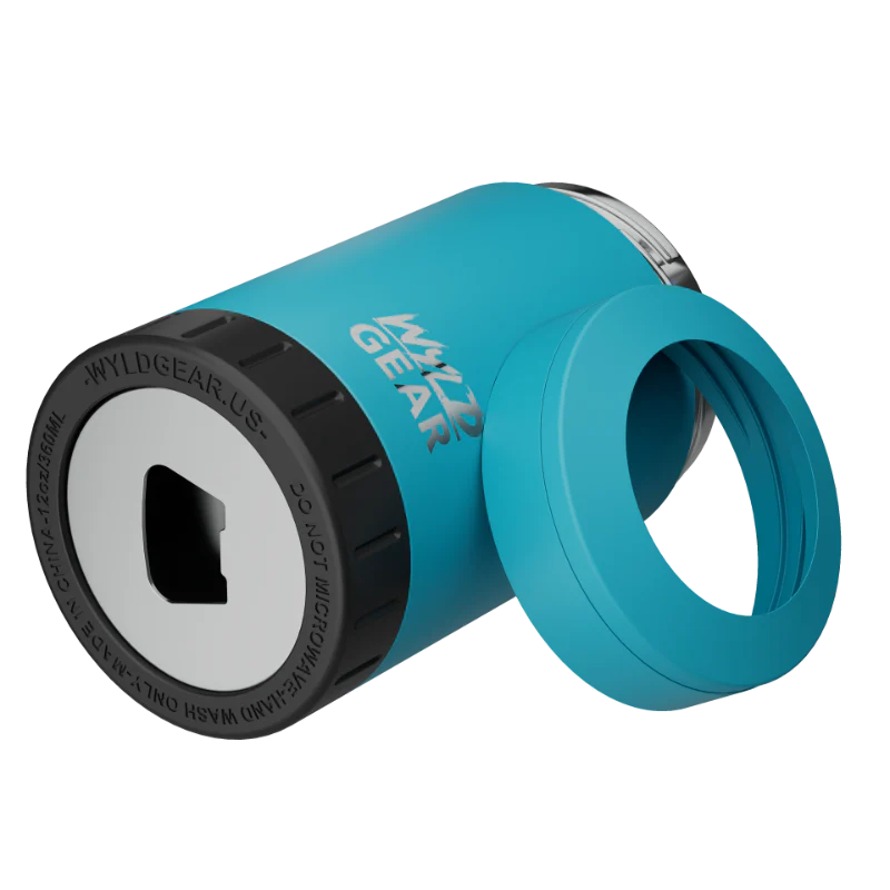 Underside of 12oz Multi Can Cooler Teal