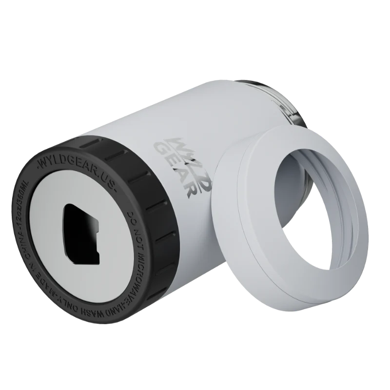 Underside of 12oz Multi Can Cooler White