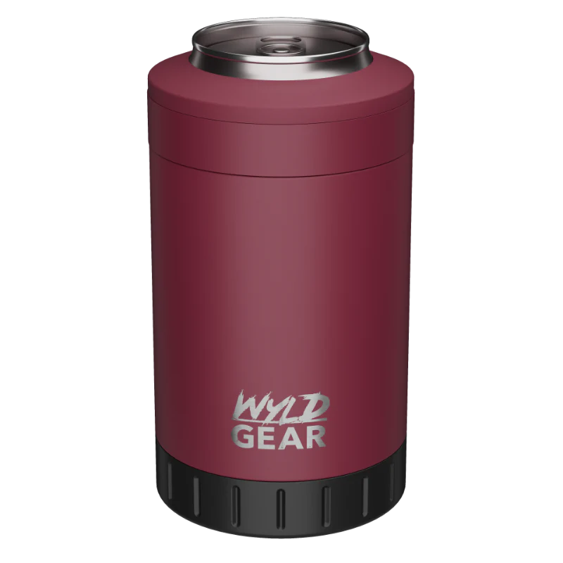 12oz Multi Can Cooler Maroon Red