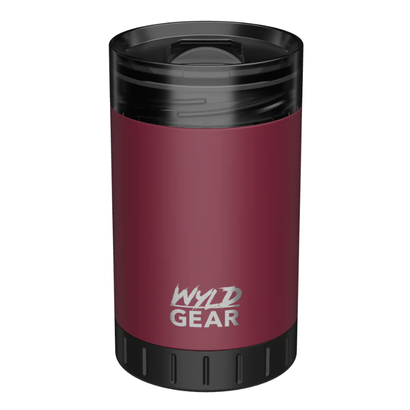 Premium 12oz Multi Can Cooler Maroon Red