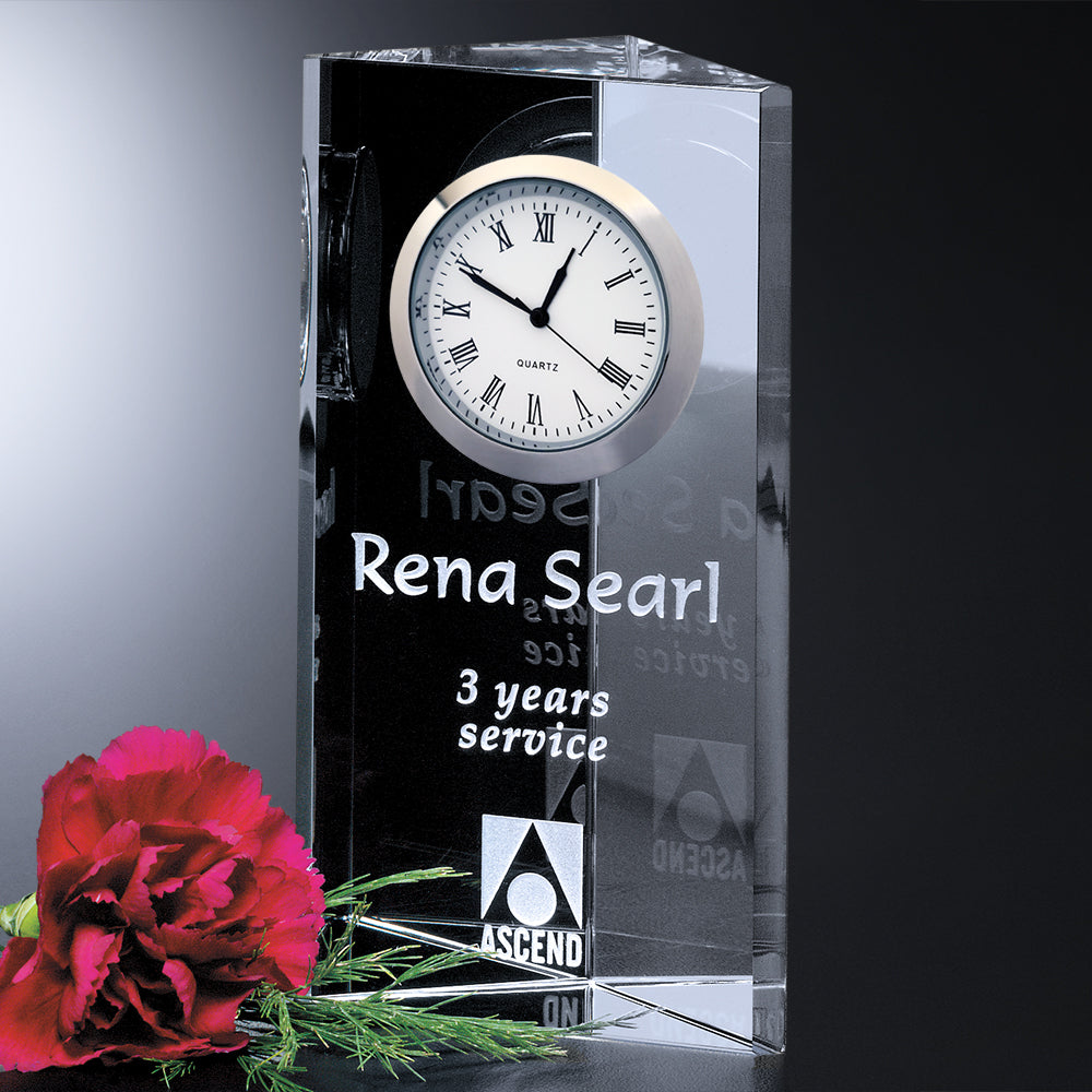Nordic Clock 5"; sample personalization shown