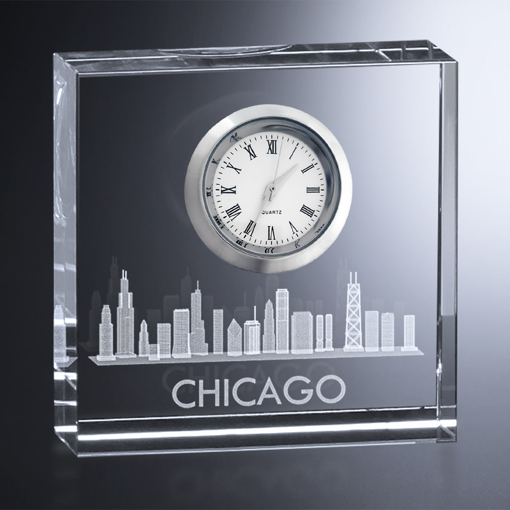 Nova Clock 3"; sample personalization shown