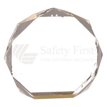 Gold 5" Octagon Acrylic Award