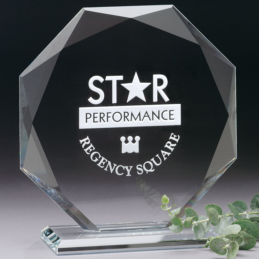 Omni Award 7-1/2"; sample personalization shown