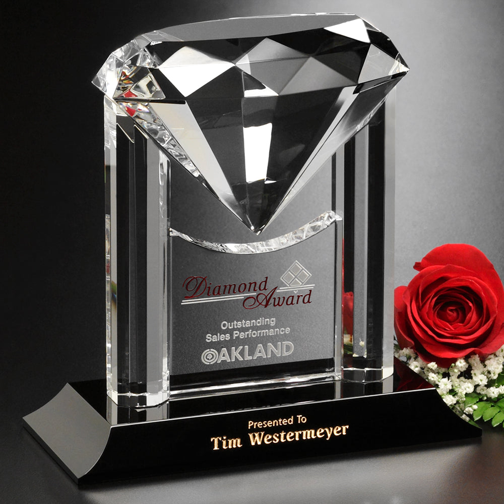 Opulence Award 6-3/4"; sample personalization shown