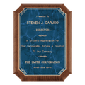 Walnut Plaque with Gold 2 8