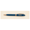 Blue Brass Pen with Clear 5 1/4