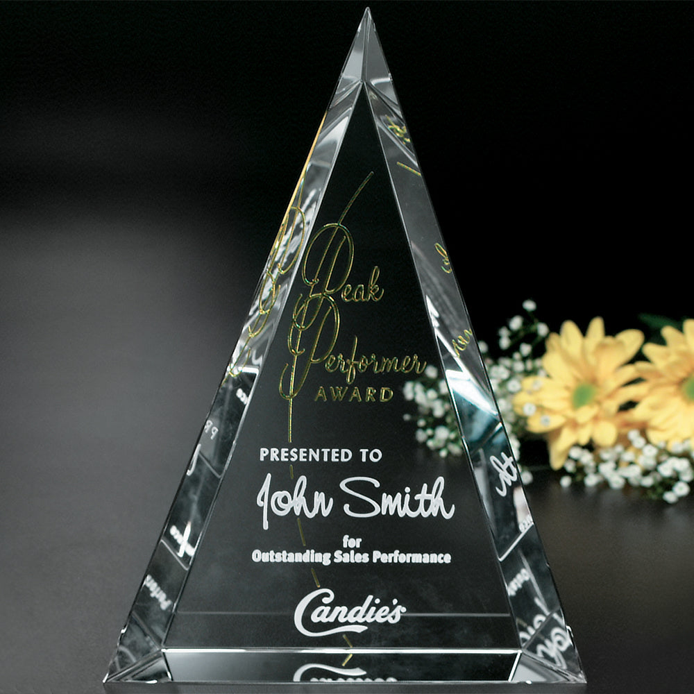 Palisade Award 10"; sample personalization shown