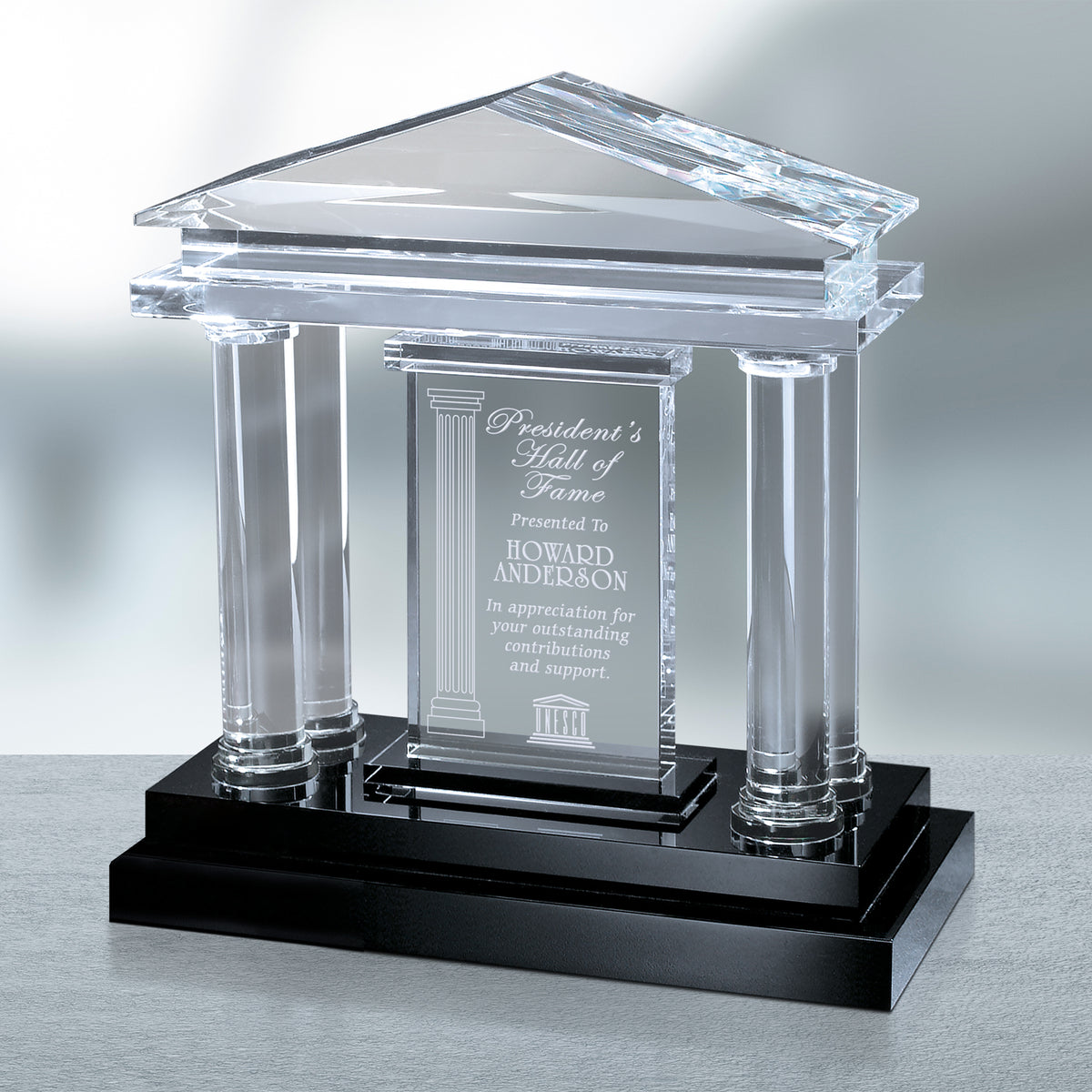 Parthenon Award 12-3/4"; sample personalization shown