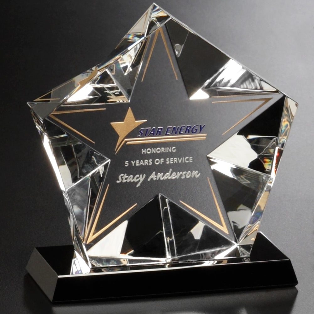 Penta Star 5-1/2"; sample personalization shown
