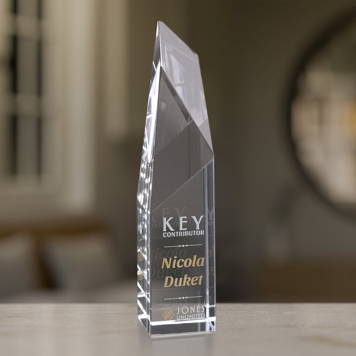 Pepin Award 10"; sample personalization shown