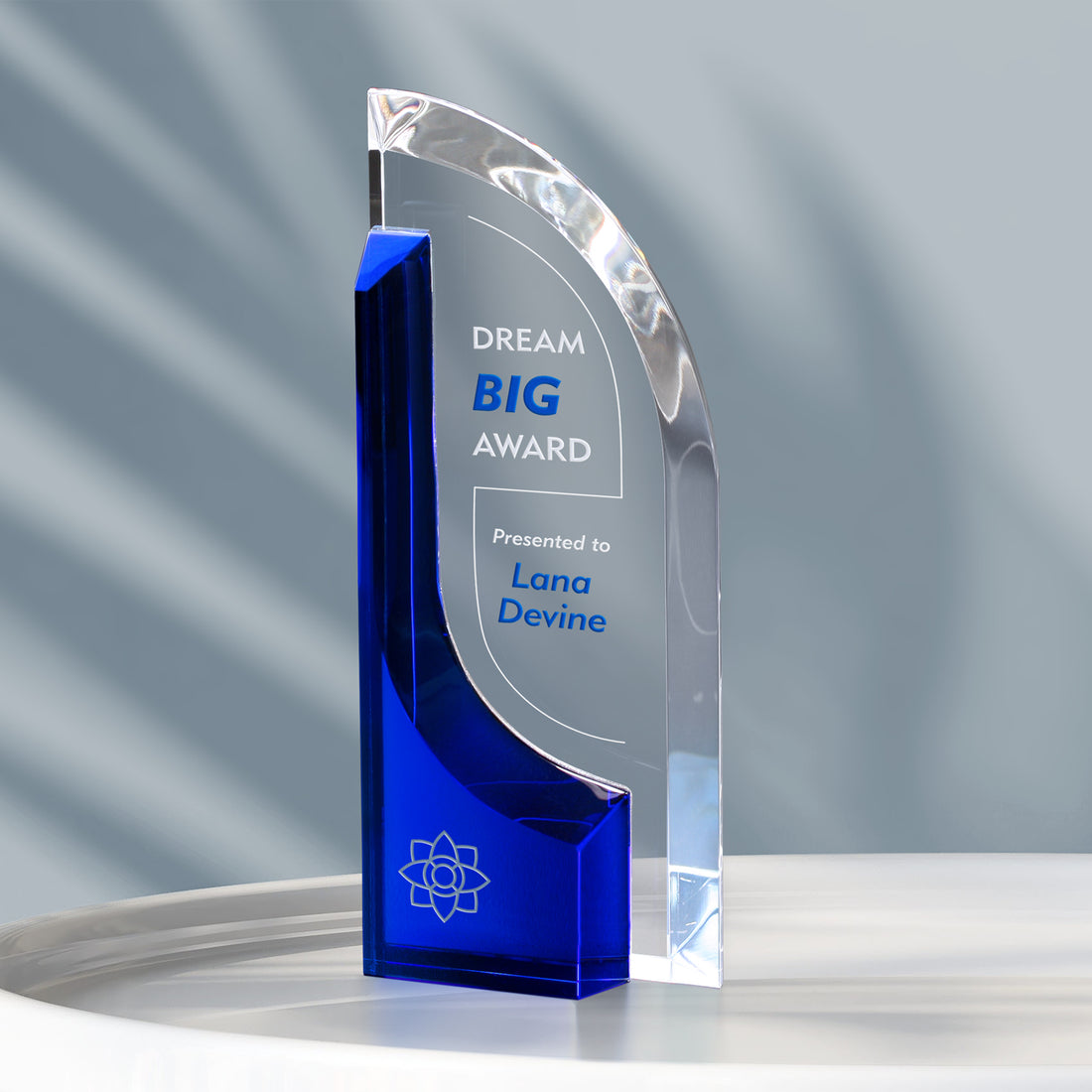 Phantom Award 12"; sample personalization shown