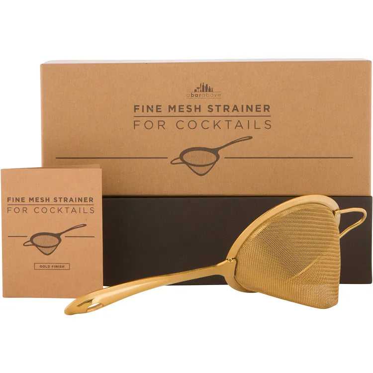 Ultra Durable Gold Fine Mesh Strainer | EngraveIt USA