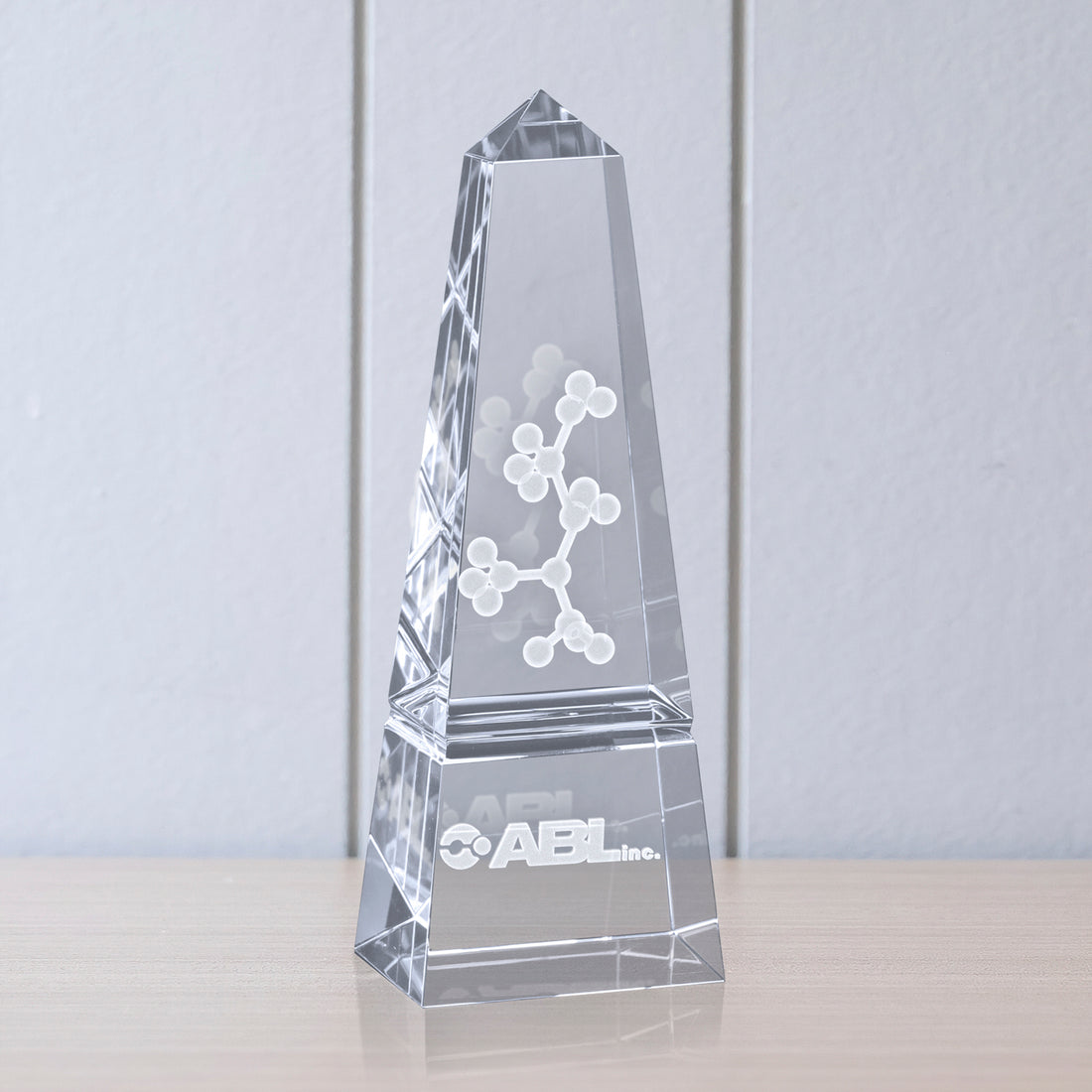 Pillar Obelisk 10-1/2"; sample personalization shown