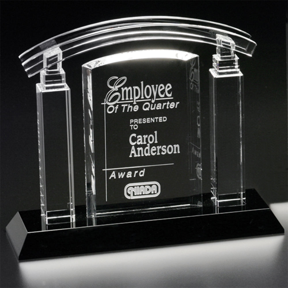 Portico Award 7-1/2"; sample personalization shown