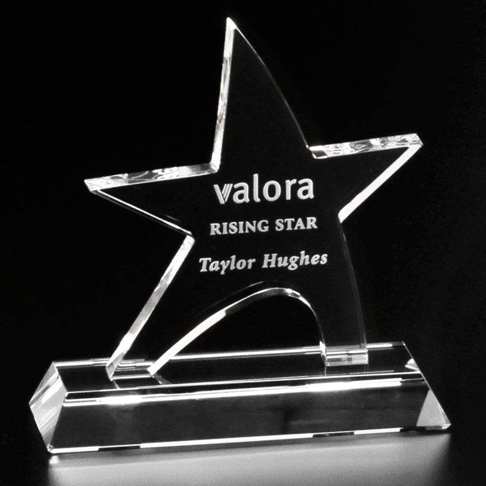 Prestige Star 8-1/2"; sample personalization shown