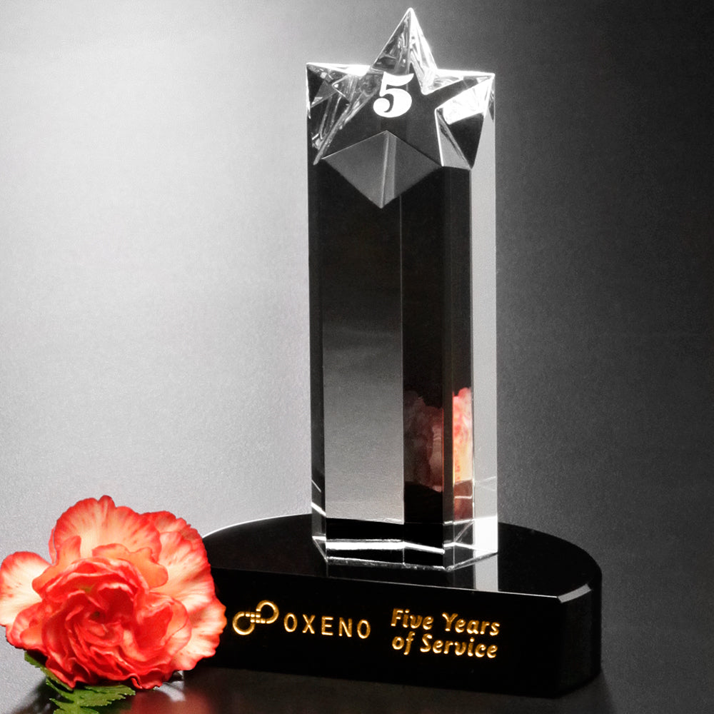 Prominence Star 5-1/2"; sample personalization shown