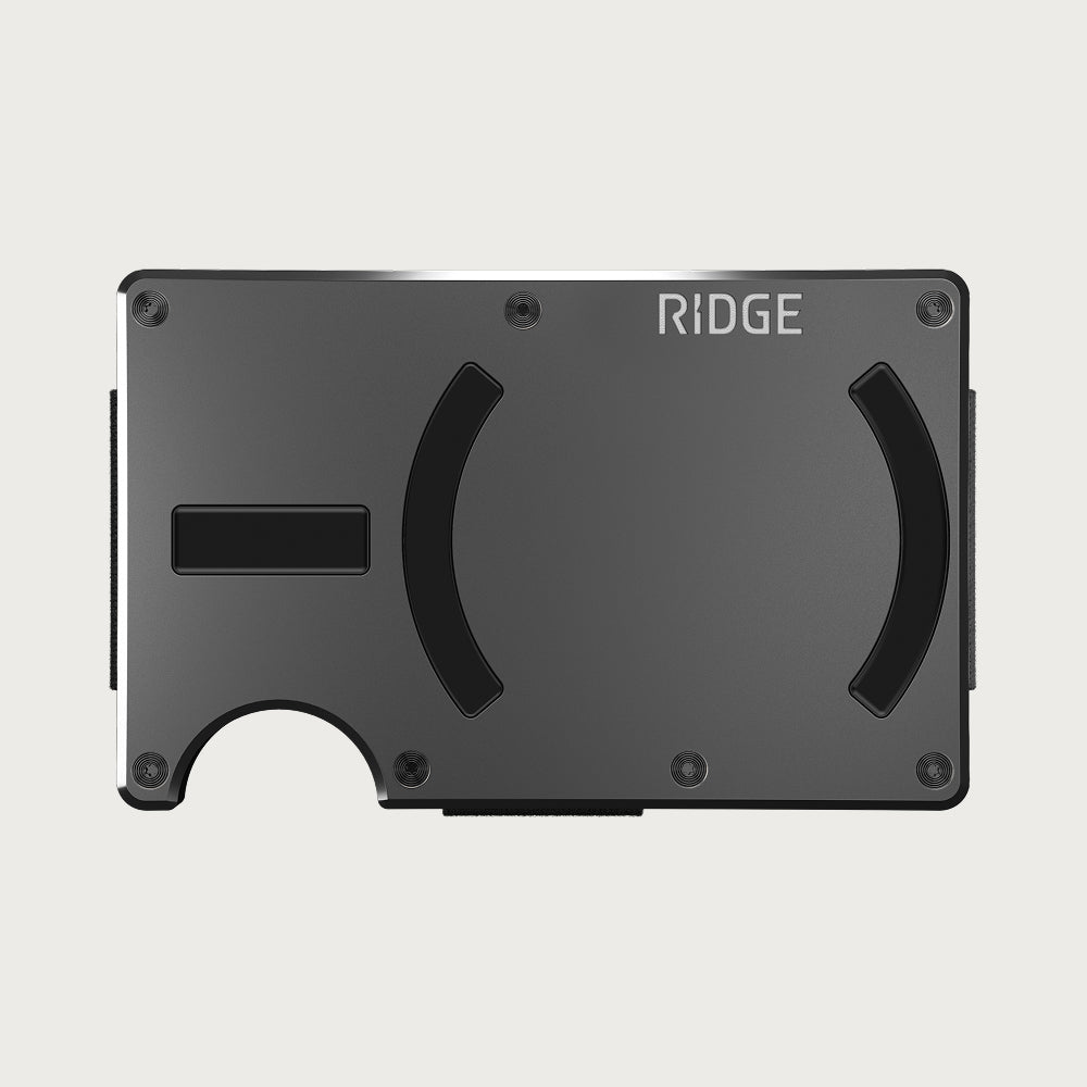 Personalized RIDGE Wallet For MagSafe - Gunmetal