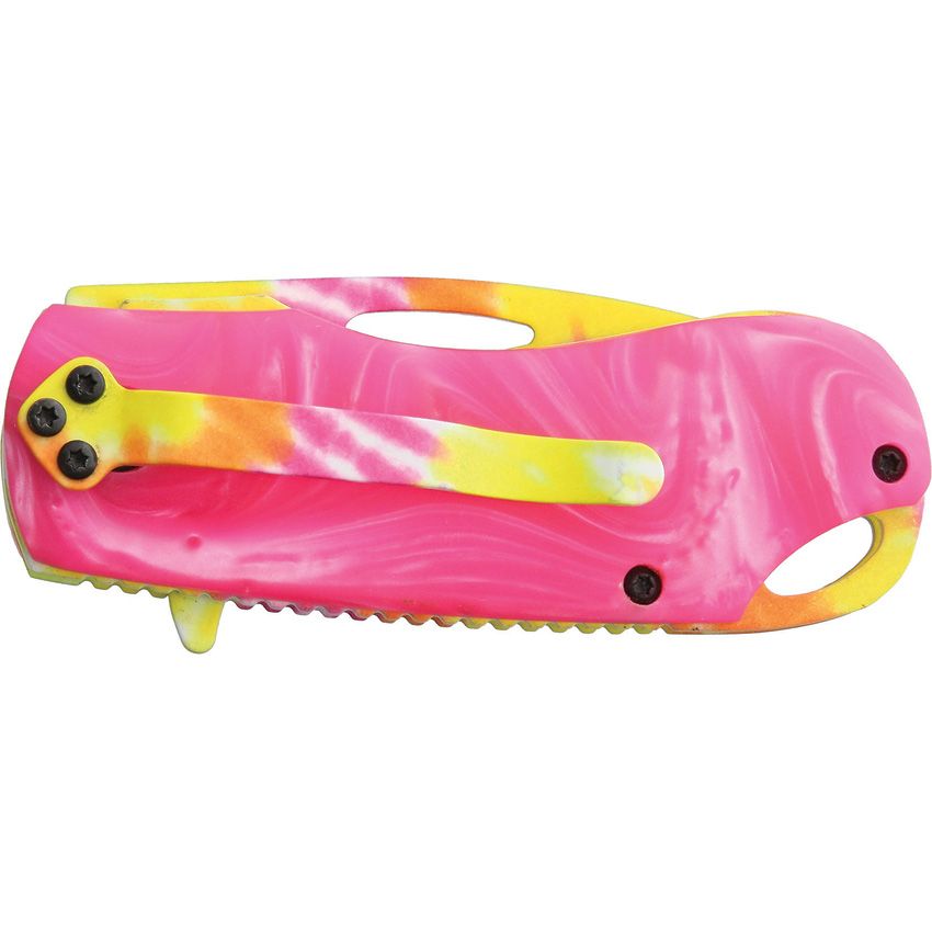 Pink Tie Dyed Linerlock A/O