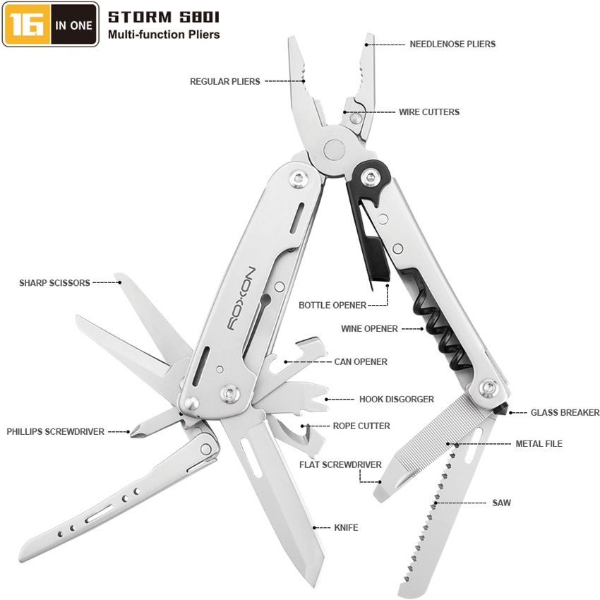 Multitool Bit 16 in 1 Multitool w/ 9pc Bits with 1 Location Engraved with 1 Engraving