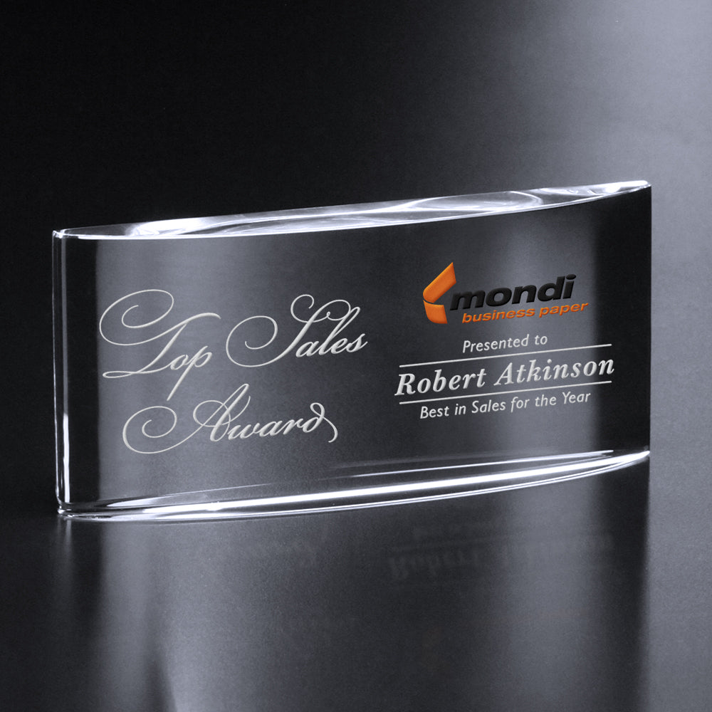 Renville Award 7" W; sample personalization shown