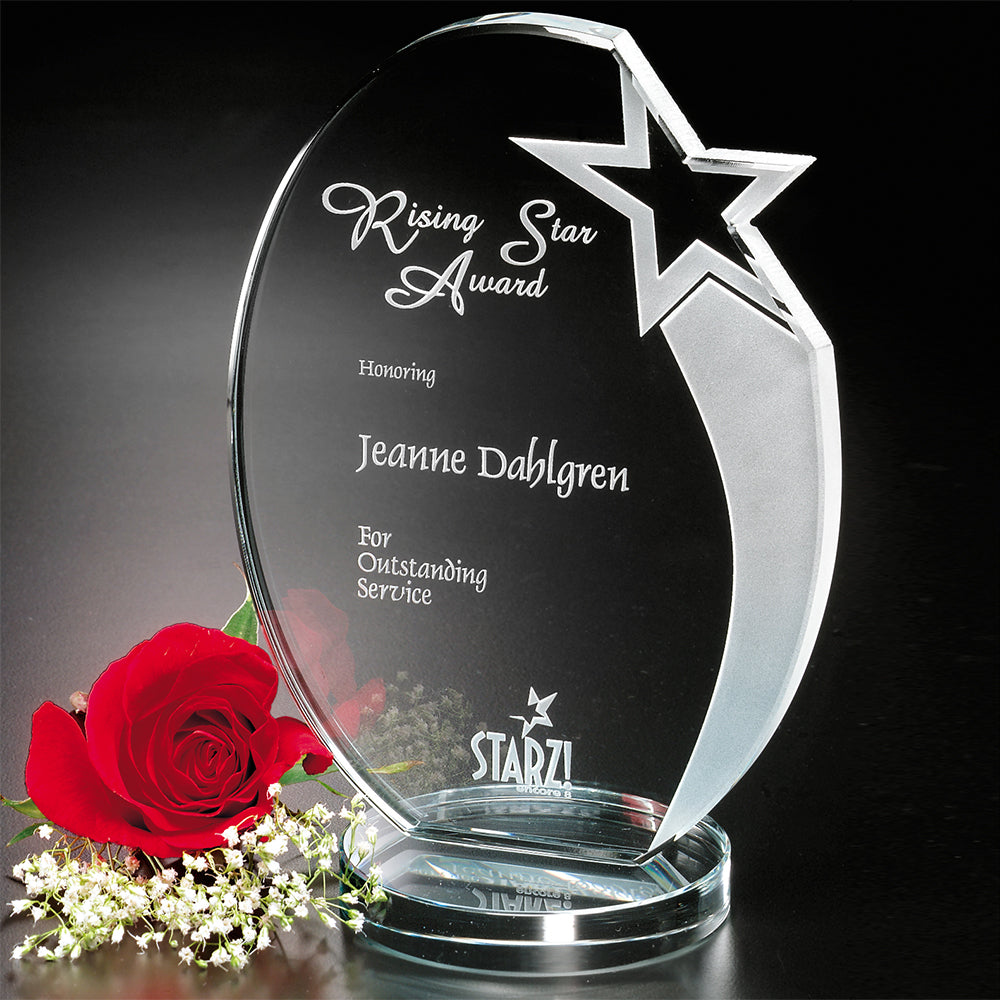 Royal Star Award 7-1/2"; sample personalization shown