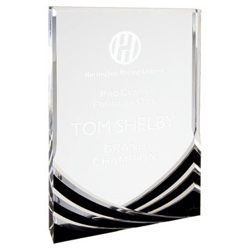 Black 6" x 8" Rectangle Soaring Acrylic