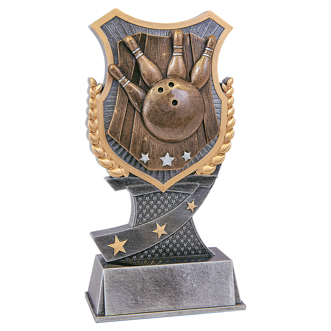 7" Bowling Shield Award