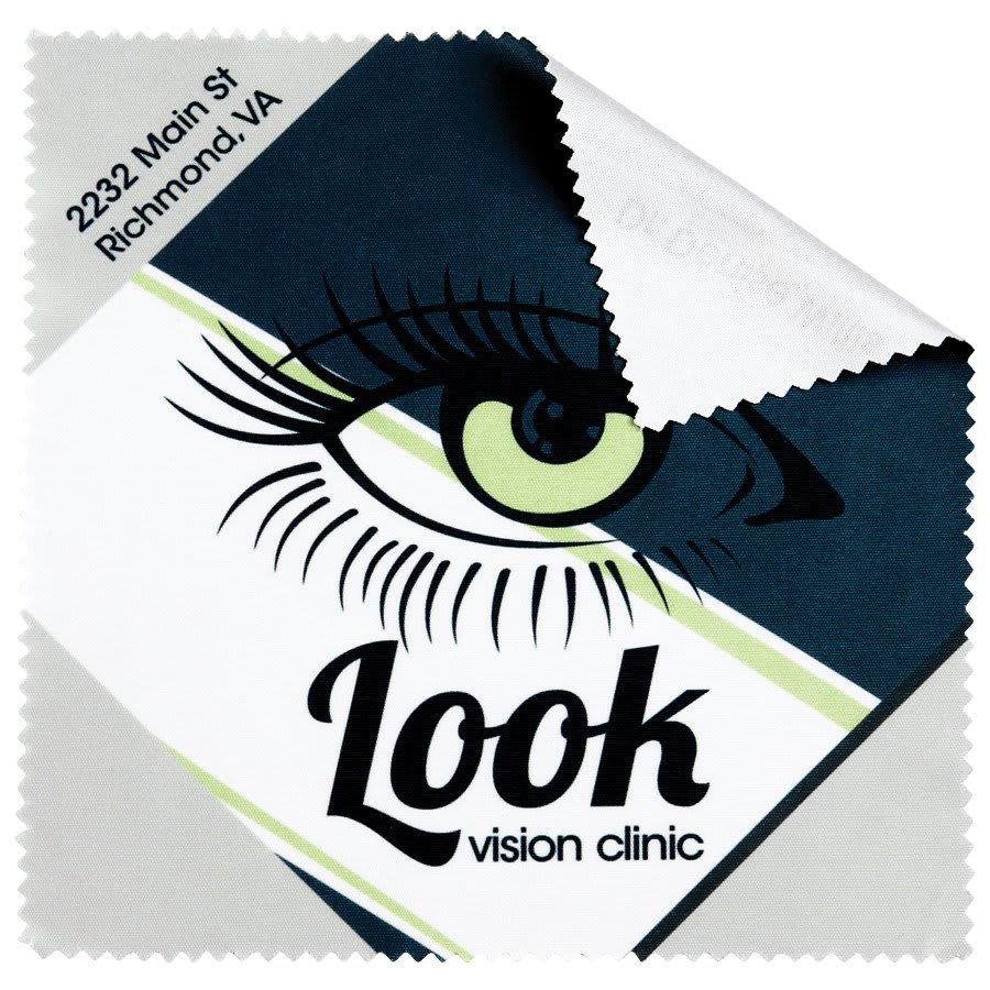 10" x 10" Sublimatable Microfiber Cleaning Cloth