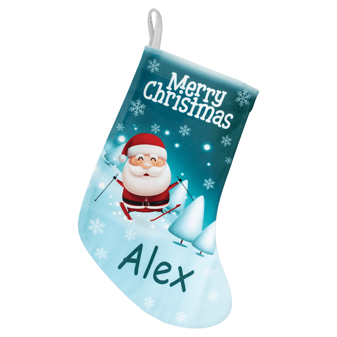 10" x 14" White Sublimatable Holiday Stocking